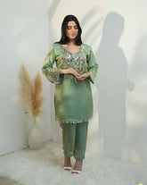 Fendi mirror worked co-ord set - green